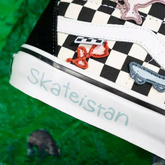 VANS x SKATEISTAN Skate Sk8 Hi (checkerboard) skate shoes