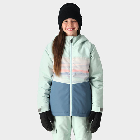 686 Girl's Athena Insulated Jacket (seaglass colorblock)