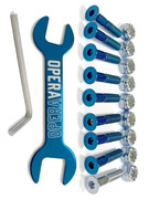 OPERA Allen Hardware (blue/silver) 7/8" bolts