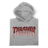 Bluza THRASHER Hood Blood Drip (ash grey)