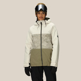 686 Athena Insulated (limestone colorblock) snowboard jacket