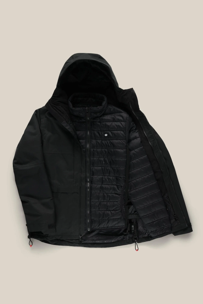 SMARTY® 3-in-1 Form Jacket (black) jacket