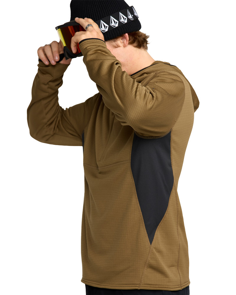 VOLCOM Gridlock HD (bronze) fleece pullover