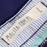 Spodnie MALITA Rotten Slim Fit (navy blue) granatowe