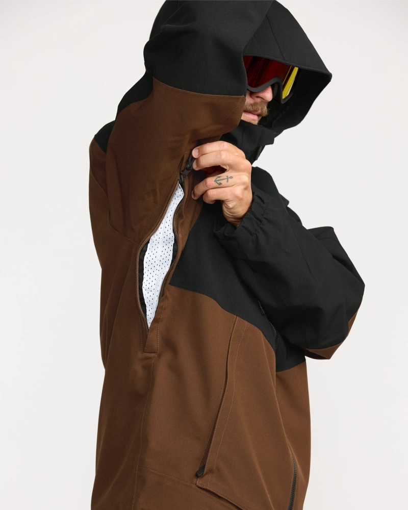 Volcom Snowboard jacket Brighton Full Zip (brown) 2026