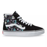 VANS Sk8 Hi (paradise floral black/true white) shoes