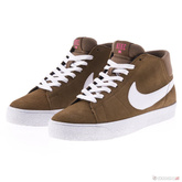 NIKE Blazer Mid LR (military brown/white/pink) shoes
