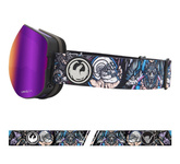 DRAGON X2 '21 Schoph Dap purple ionized + amber snow goggles