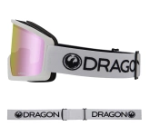 DRAGON DX3 L OTG White Lumalens Pink Ionized snow goggles
