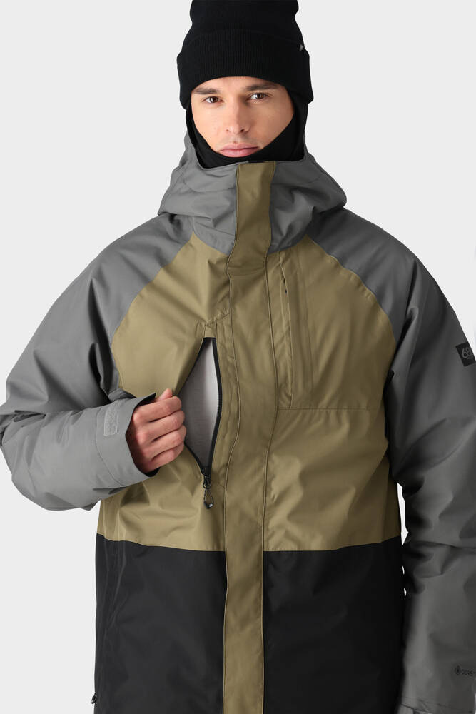 686 GORE-TEX CORE INSULATED JACKET (rhino grey colorblock