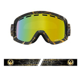 D1 OTG '21 14 Karat gold ionized + amber snow goggles