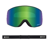 DRAGON NFX2 Icon Green Ion + Amber snow goggles
