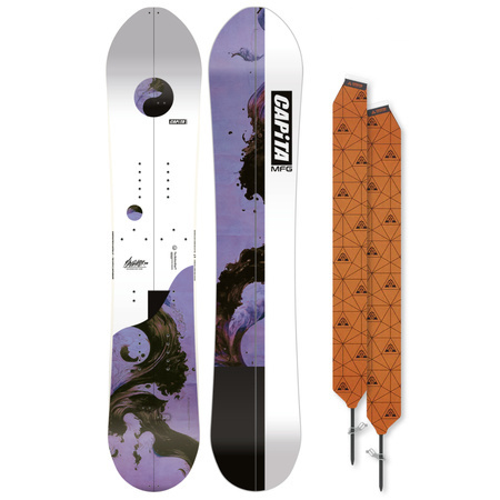 Splitboard CAPITA Navigator Split 147 2025 z fokami w zestawie