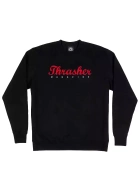 Bluza Thrasher Script Crew Black