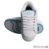 ADIO Eugene RE STAMP WMN white/turquoise/black shoes