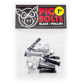 Montażówki PIG WHEELS Black Bolts Phillips Head