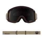 DRAGON D1 OTGRaw Light Midnight + Amber snow goggles