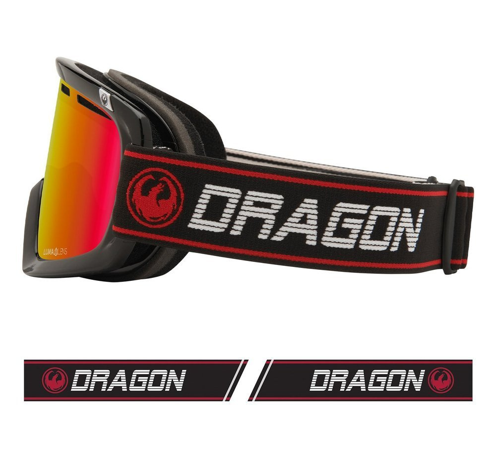 Gogle DRAGON D1 OTG '21 Infrared red ionized + rose