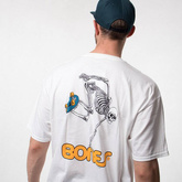 Koszulka Pp Sk8board Skel Wht