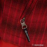 SESSIONS Buckie Plaid J's red snowboard jacket