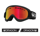 Gogle DRAGON DXS '21 black red ionized