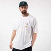 Koszulka Pp Sk8board Skel Wht