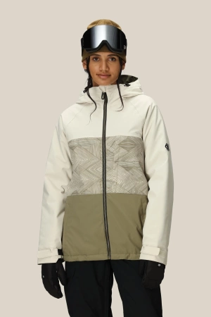 686 Athena Insulated (limestone colorblock) snowboard jacket