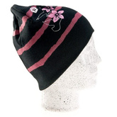 SESSIONS Groovy WMN pink tiedye beanie