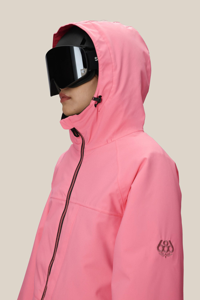 686 Athena Insulated (geranium pink) snowboard jacket