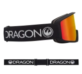 DRAGON DXT OTG Black Red Ion snow goggles