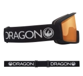 DRAGON DXT OTG Black Lumalens Amber snow goggles