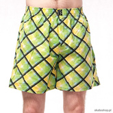 Bokserki FOX Novelty Boxer (green/yellow)