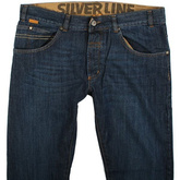 Pants SILVER LINE dark / slim fit 