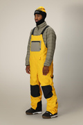 Spodnie snowboardowe 686 20K Hot Lap Shell Bib (yellow colorblock)