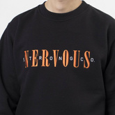 NERVOUS Pleasure (black) crewneck