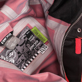 RIDE Lincoln 3-Lay (poppy red/jacquard) snow jacket