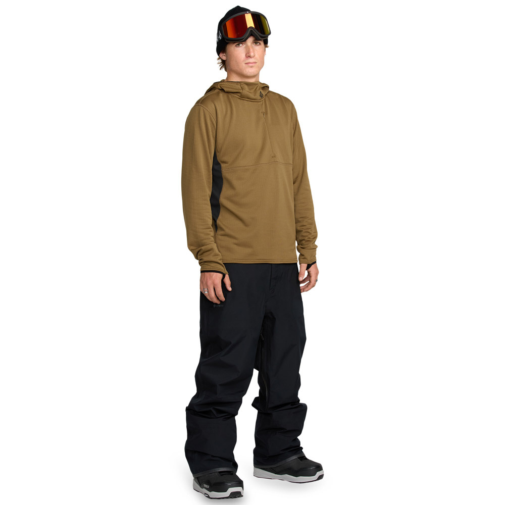 VOLCOM Gridlock HD (bronze) fleece pullover