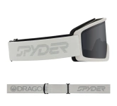 DRAGON DX3 OTG White Spyder Collab Dark Smoke snow goggles