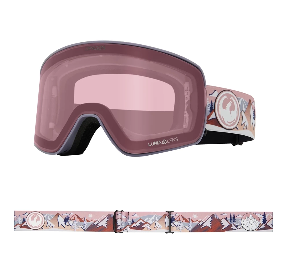 Gogle DRAGON NFX2 Kimmy Fasani Rose Gold Ion + Light Rose