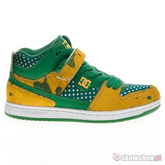 DC Jersey City SE WMN (green/gold) shoes