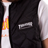 THRASHER Logo Vest (black)