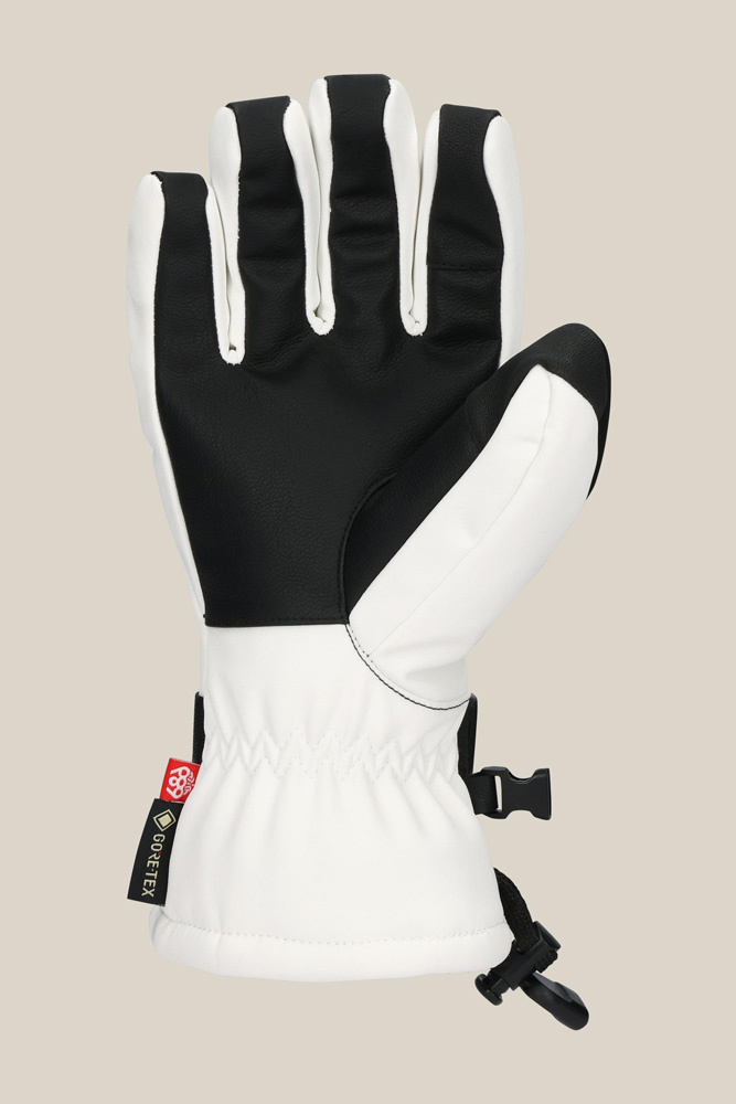 686 Women's Gore-Tex® Linear Gloves (white) snowboard gloves