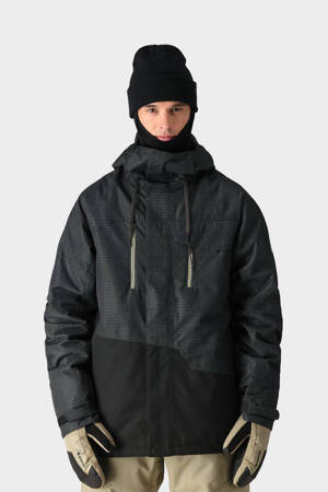 686 Geo Insulated Jacket (black ripstop colorblock)
