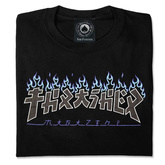 Koszulka THRASHER Godzilla Charred (black)