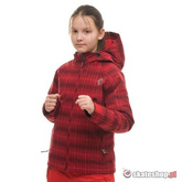 Kurtka snowboardowa SESSIONS Buckie Plaid J's (red) czerwona