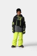 Kurtka snowboardowa 686 Boy's Geo Insulated (lime hemisphere colorblock)