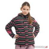 Kurtka snowboardowa DC Volt J's (black stripe) czarno-różowa 