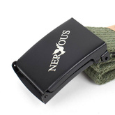 Pasek NERVOUS Classic (black/army)