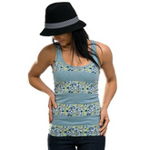 DC Lexington WMN stone blue tank