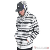 Bluza ETNIES Thunder Road (white) czarno-biała kaptur zip